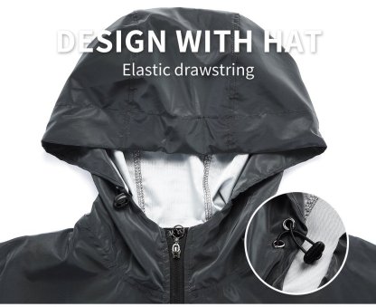 Cycling Best Reflective Windproof Jacket - Unisex Hooded Cycling Gear