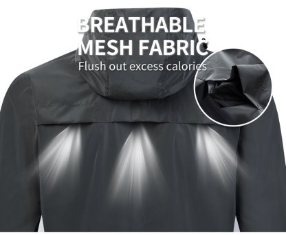 Cycling Best Reflective Windproof Jacket - Unisex Hooded Cycling Gear