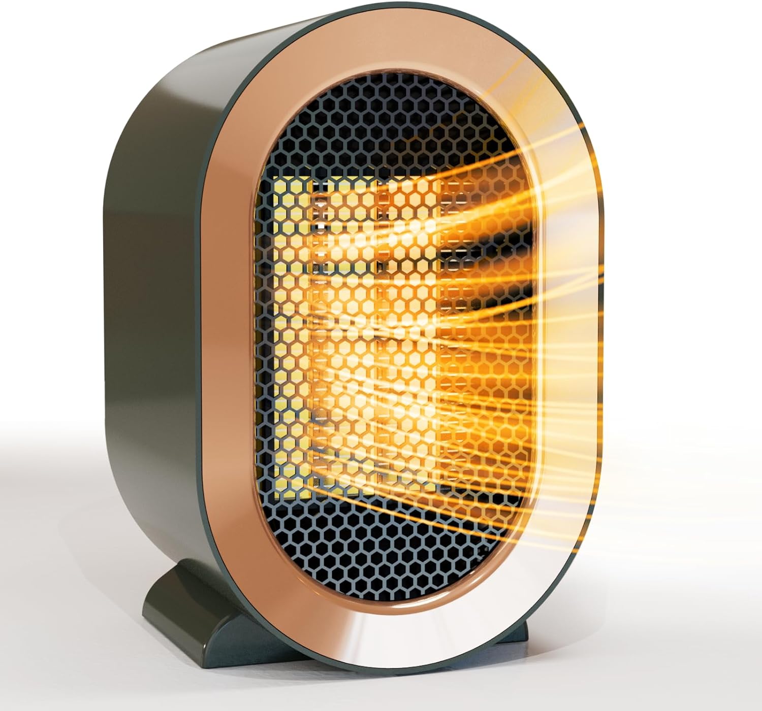 YearPeak Personal Ceramic Space Heater - 1200W Fast Quiet Desk Heater