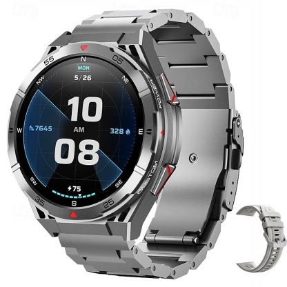 YearPeak Fitness Watch: GPS, AMOLED, Heart Rate  Waterproof Smartwatch