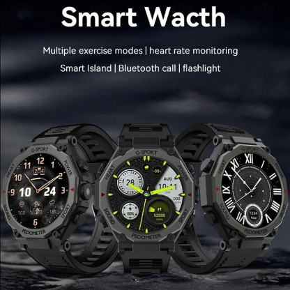 YearPeak Smartwatch:  Fitness Tracker, Heart Rate, Bluetooth Calls