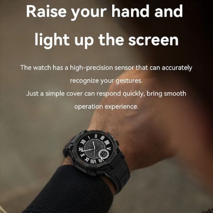 YearPeak Smart Watch for Men - 1.52" Fitness Tracker, Heart Rate Monitor, Bluetooth Calls, LED Flashlight