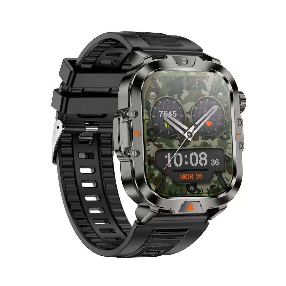 YearPeak Smartwatch 2.01" Fitness Tracker Bluetooth Call IP68 Waterproof