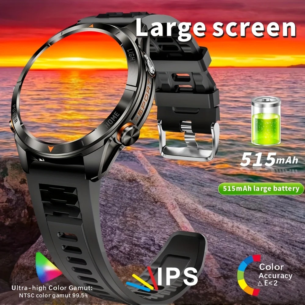 YearPeak KT80 Smartwatch: 1.46" AMOLED, Bluetooth Calls, IP68