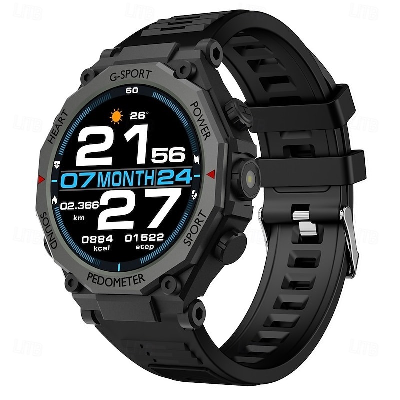 YearPeak Smart Watch for Men - 1.52" Fitness Tracker, Heart Rate Monit