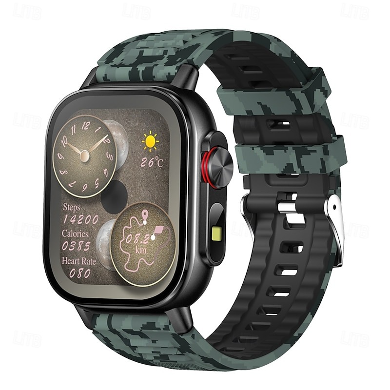 YearPeak 2.01" Smart Watch - Fitness Tracker with GPS, Waterproof, Lon