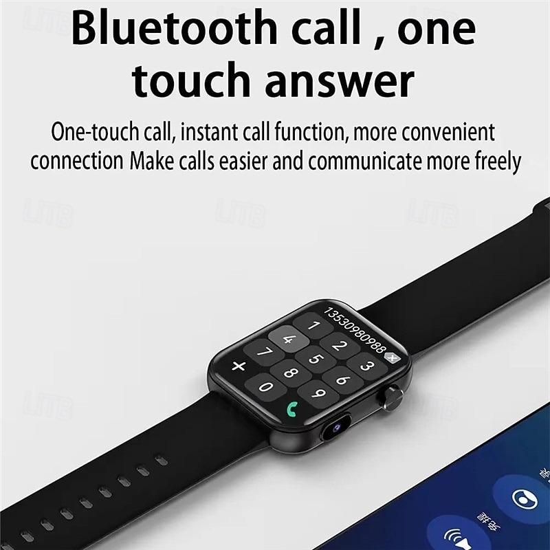 YearPeak Smartwatch – Bluetooth Smart Watch Local Music Player