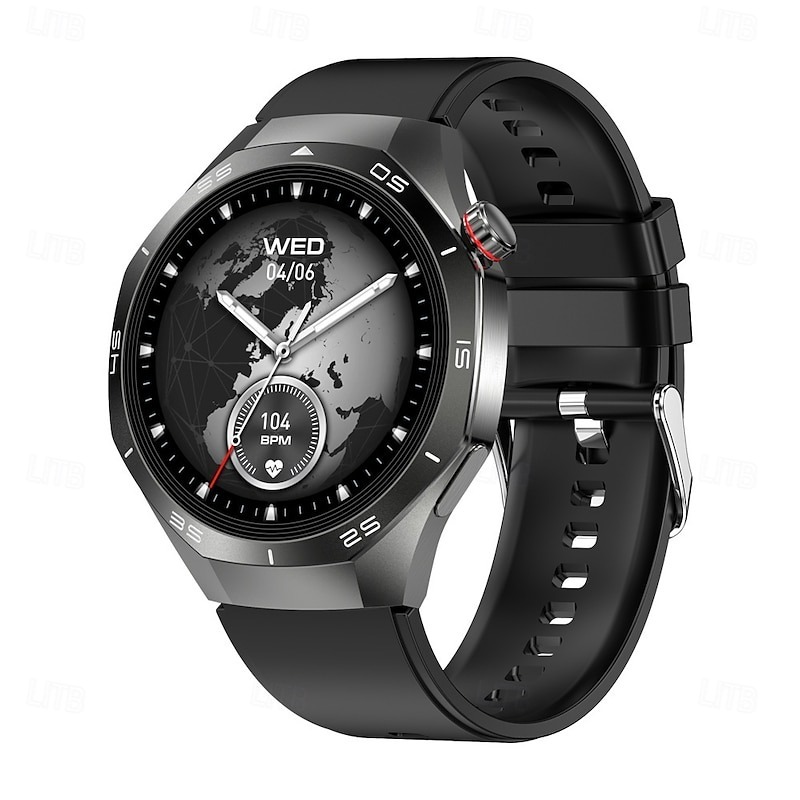 YearPeak Smartwatch - 1.53" AMOLED, Health Tracker, Bluetooth Call, Waterproof