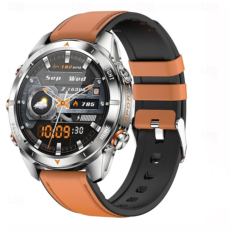 YearPeak Smartwatch: 1.46" AMOLED Fitness Tracker with Bluetooth Calls