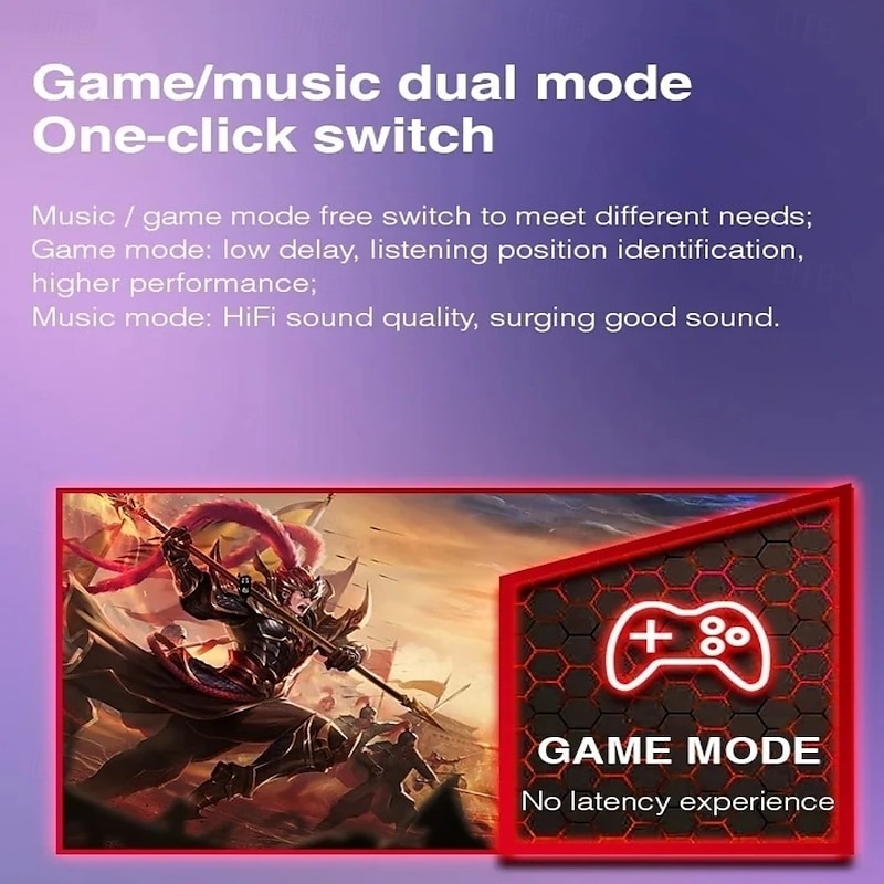 YearPeak Wireless Sports Earbuds - Bluetooth 5.1, ANC, Waterproof, Ear Hook for iOS Android