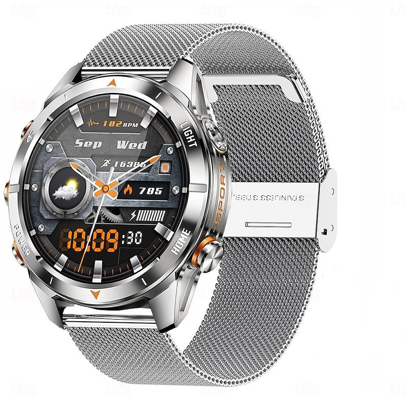 YearPeak KT80 Smartwatch: 1.46" AMOLED, Bluetooth Calls, IP68