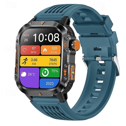 YearPeak - GPS Smart Watch - Imosi 2.01 Ultra HD, Built-in GPS, Compass, Call, 540mAh, 3ATM Waterproof