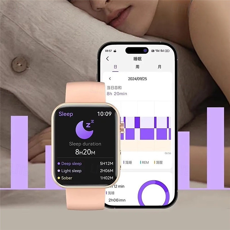 YearPeak Smartwatch – Bluetooth Smart Watch Local Music Player