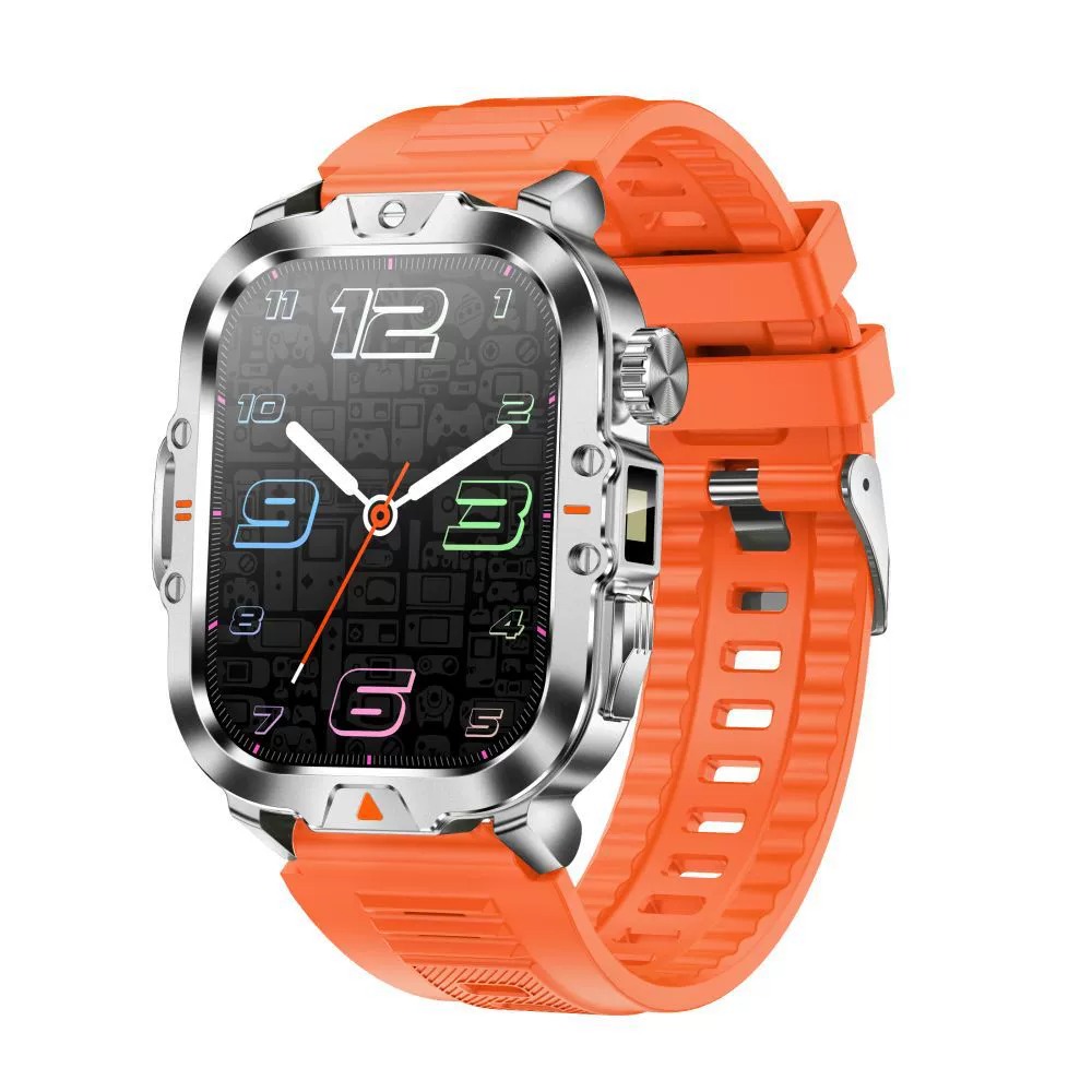 YearPeak Smartwatch 2.01" Fitness Tracker Bluetooth Call IP68 Waterproof