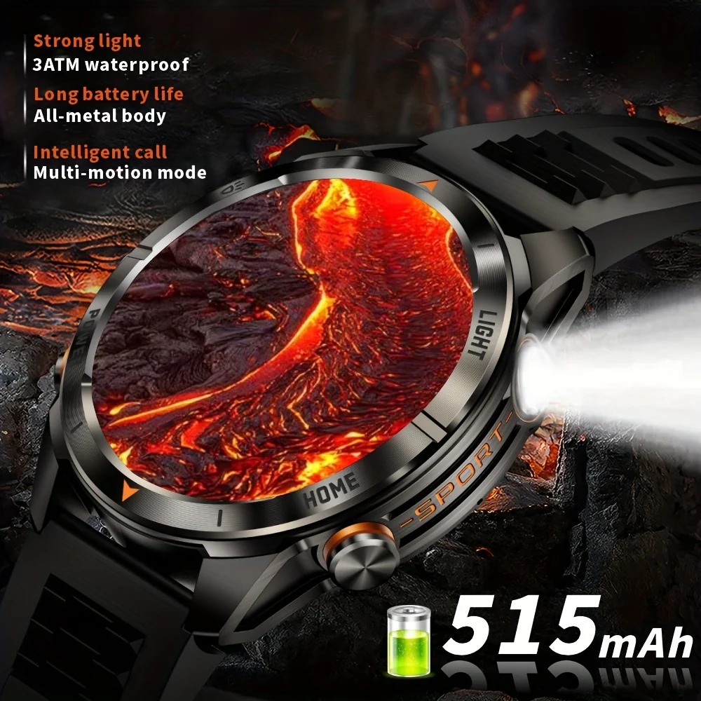 YearPeak KT80 Smartwatch: 1.46" AMOLED, Bluetooth Calls, IP68