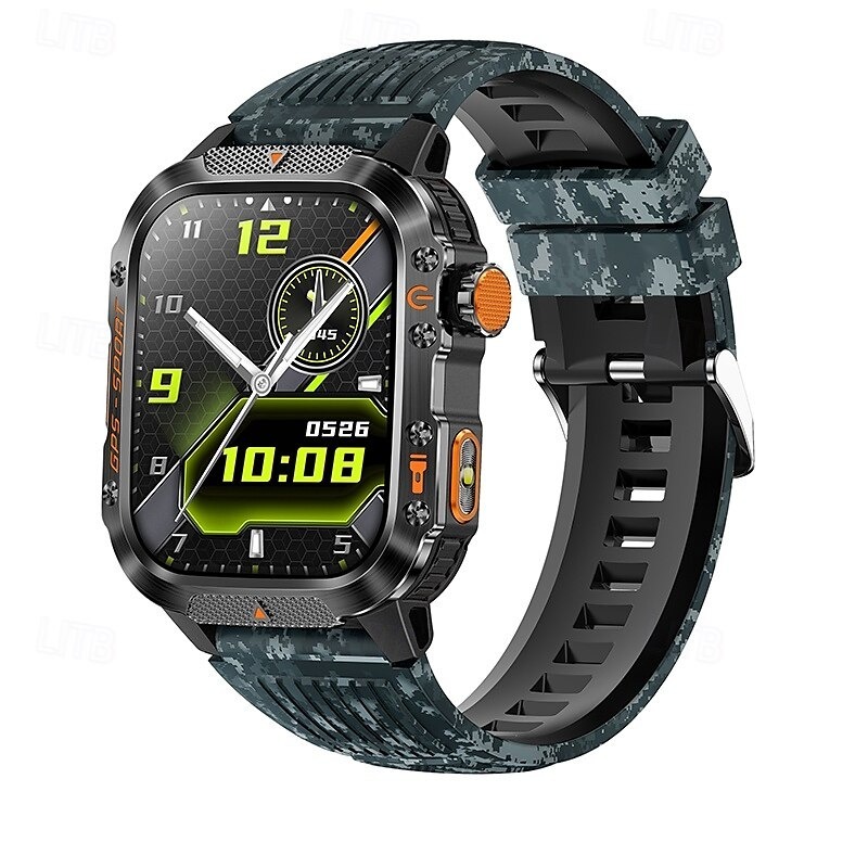 YearPeak - GPS Smart Watch - Imosi 2.01 Ultra HD, Built-in GPS, Compass, Call, 540mAh, 3ATM Waterproof
