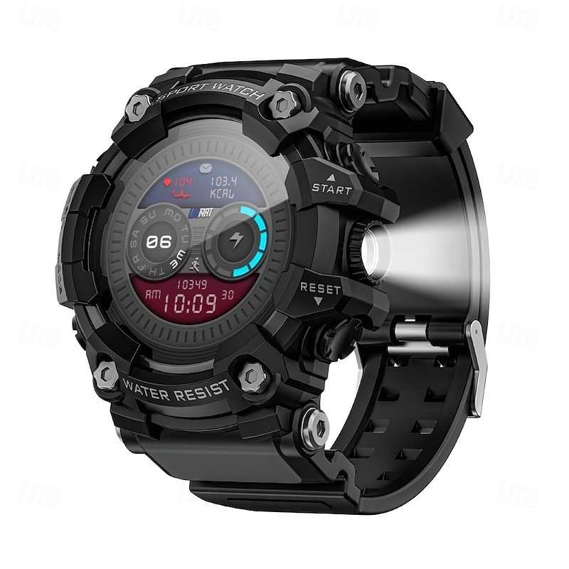 YearPeak Fitness Smartwatch - Bluetooth Running Watch with Pedometer,