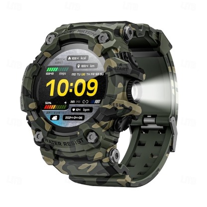 YearPeak Fitness Smartwatch - Bluetooth Running Watch with Pedometer, Sleep Tracker,  Waterproof