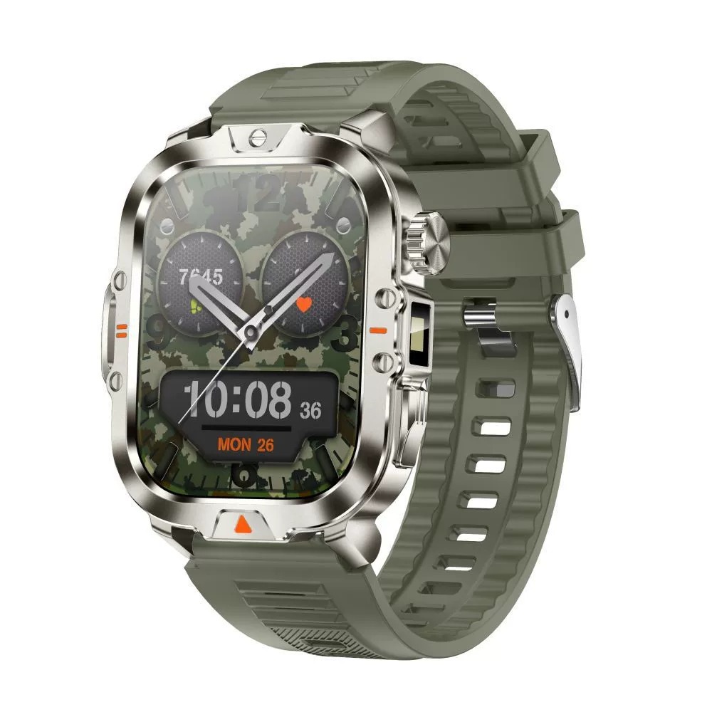 YearPeak Smartwatch 2.01" Fitness Tracker Bluetooth Call IP68 Waterproof