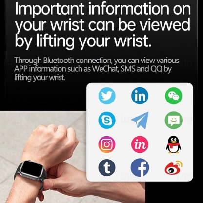 YearPeak Elderly Smartwatch – ECG, Blood Oxygen, Fall Alert, Big Screen for Seniors