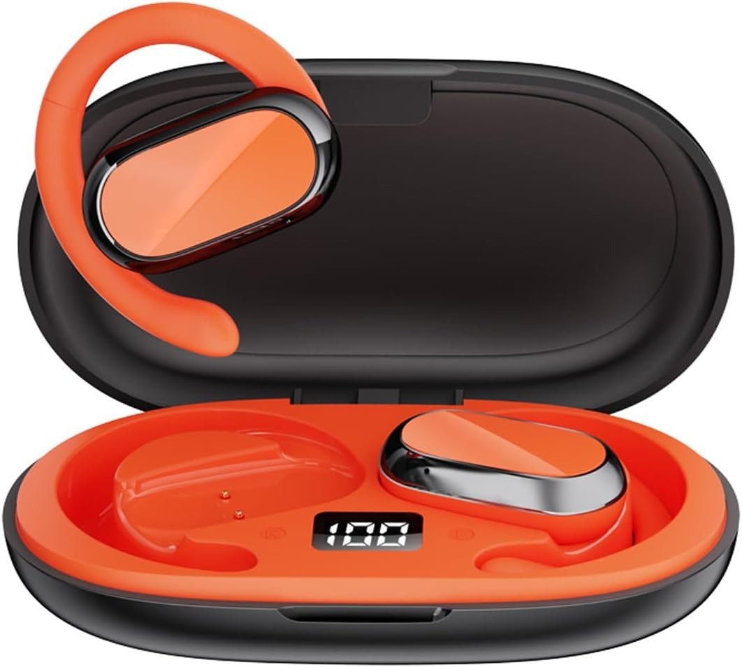 YearPeak Wireless Sports Earbuds - Bluetooth 5.1, ANC, Waterproof, Ear Hook for iOS Android