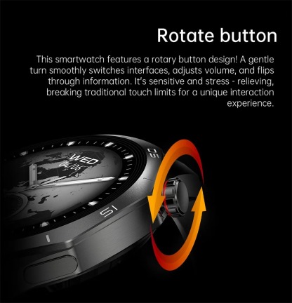YearPeak Smartwatch - 1.53" AMOLED, Health Tracker, Bluetooth Call, Waterproof