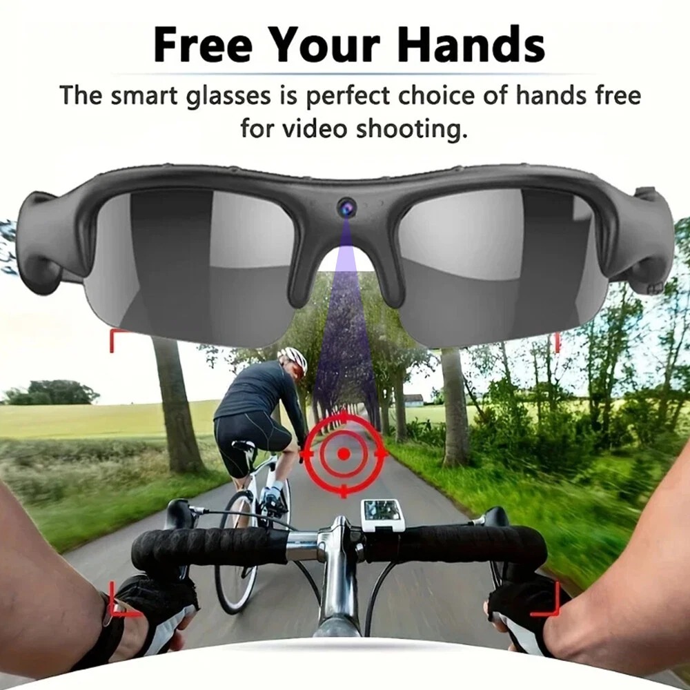 YearPeak camera glasses – 1080P HD Hands-Free Recording Glasses
