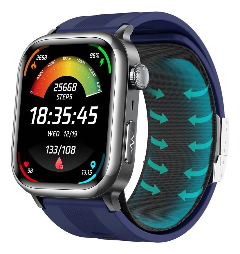 YearPeak Elderly Smartwatch – ECG, Blood Oxygen, Fall Alert, Big Scree