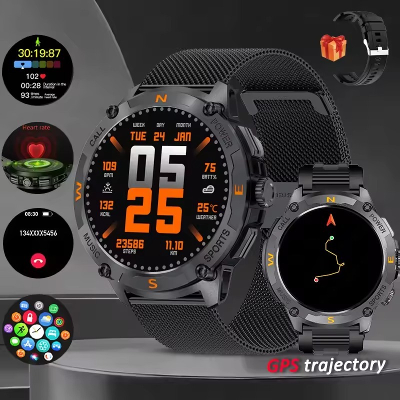 YearPeak - Smartwatch  Fitness Tracker, masculine smart watches