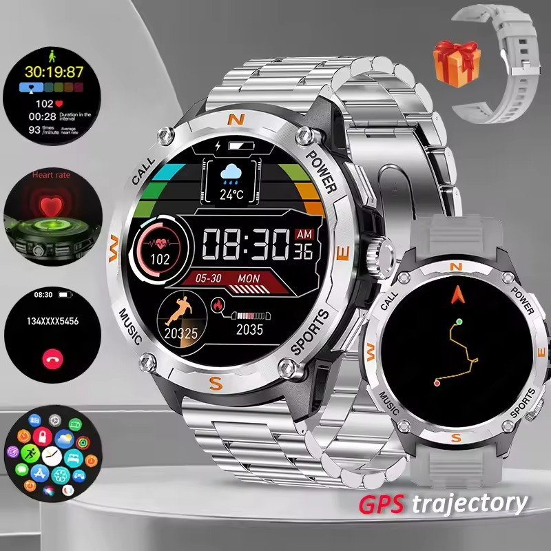 YearPeak - Smartwatch  Fitness Tracker, masculine smart watches