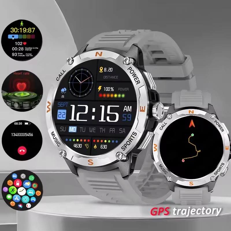 YearPeak - Smartwatch  Fitness Tracker, masculine smart watches