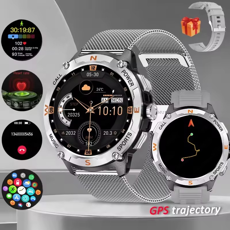 YearPeak - Smartwatch  Fitness Tracker, masculine smart watches