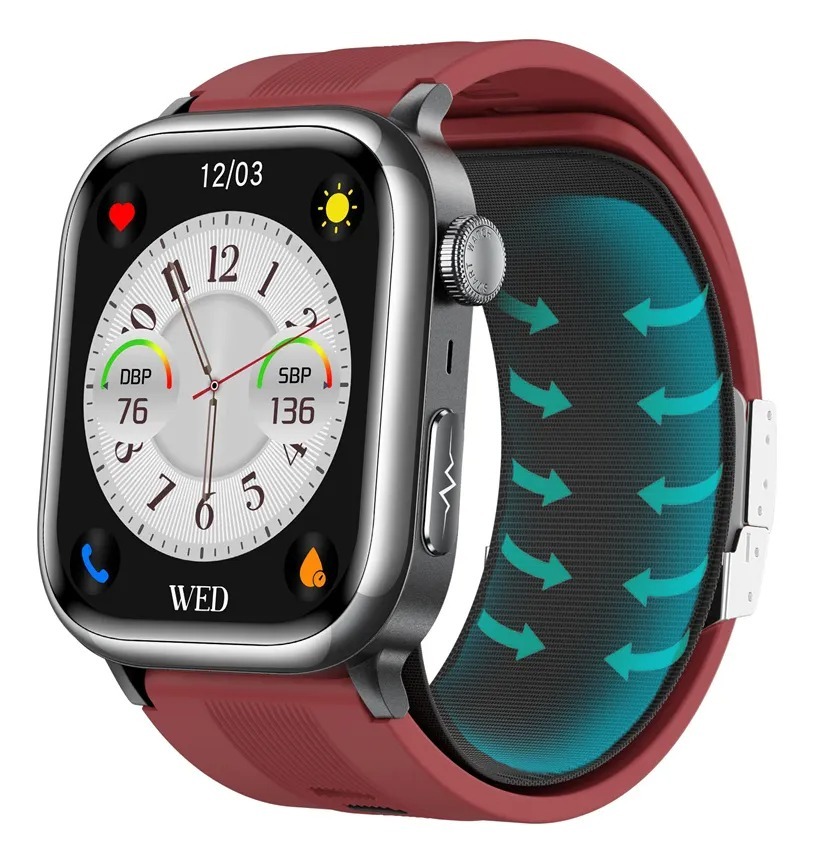 YearPeak Elderly Smartwatch – ECG, Blood Oxygen, Fall Alert, Big Screen for Seniors