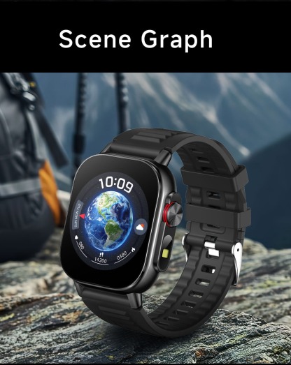 YearPeak 2.01" Smart Watch - Fitness Tracker with GPS, Waterproof, Long Battery