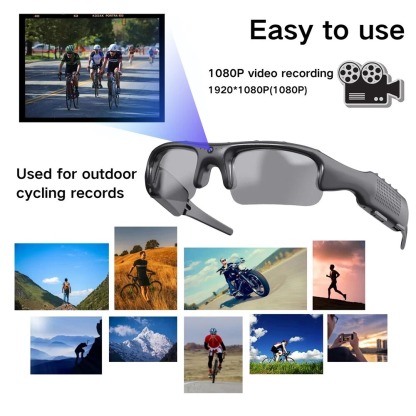 YearPeak camera glasses – 1080P HD Hands-Free Recording Glasses