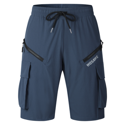 YearPeak Men's Water-Resistant Loose Fit Cycling Shorts – Breathable Mountain Bike Shorts