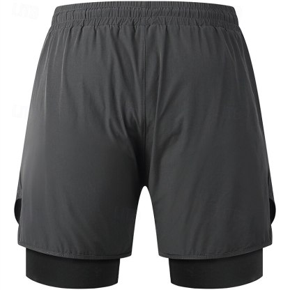 Cycling Best 2-in-1 Padded Cycling Shorts  Moisture-Wicking  Anti-Slip