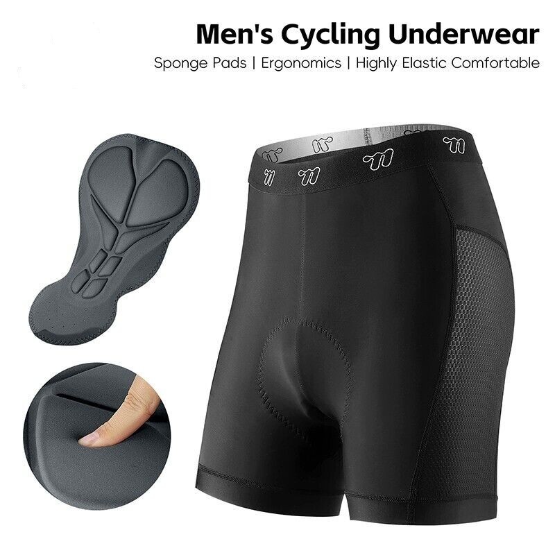 Cycling Best Men's 5D Padded MTB Shorts - Moisture-Wicking Bike Liners