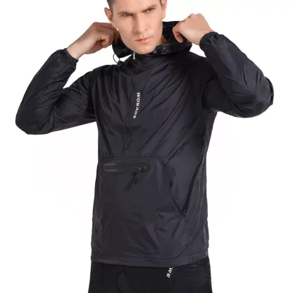 Cycling Best Packable Windbreaker - Lightweight Men's Outdoor Jacket