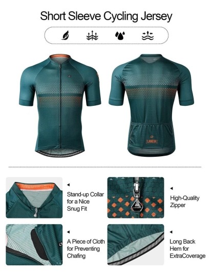 Cycling Best Men's Quick-Dry Cycling Jersey – Lightweight Bike Shirt