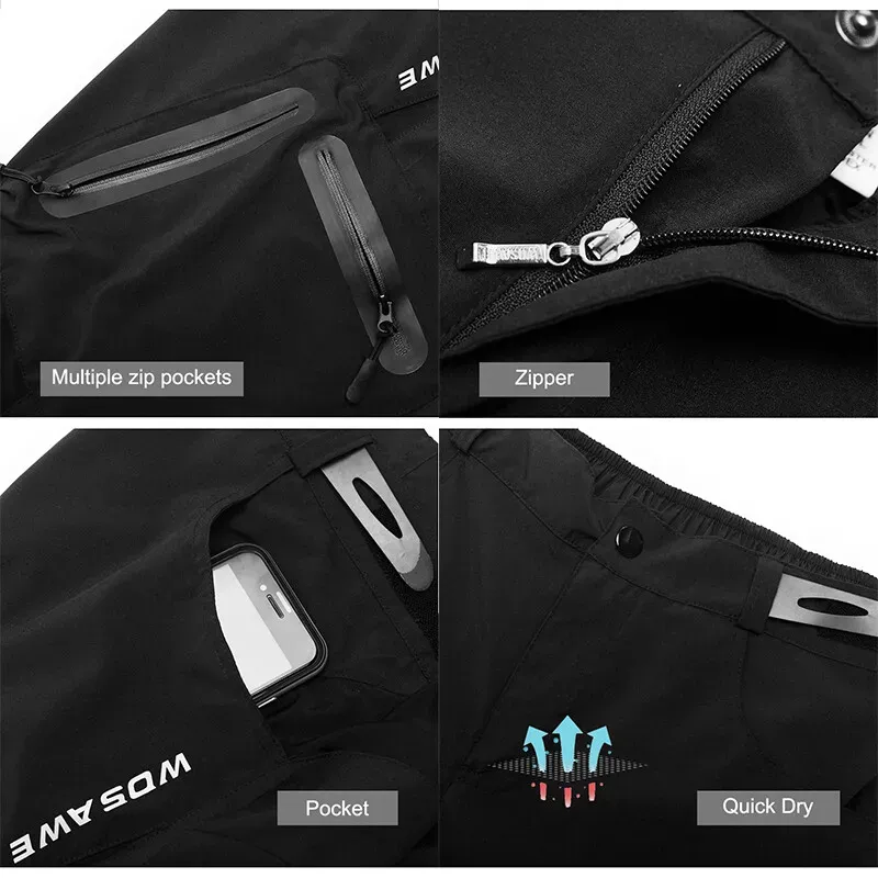Cycling Best Men's Baggy Cycling Shorts Mountain Bottoms Padded Shorts