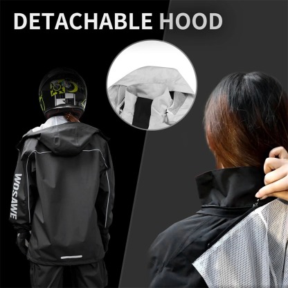 Cycling Best Motorcycle Raincoat - Waterproof, Unisex Rainwear Set