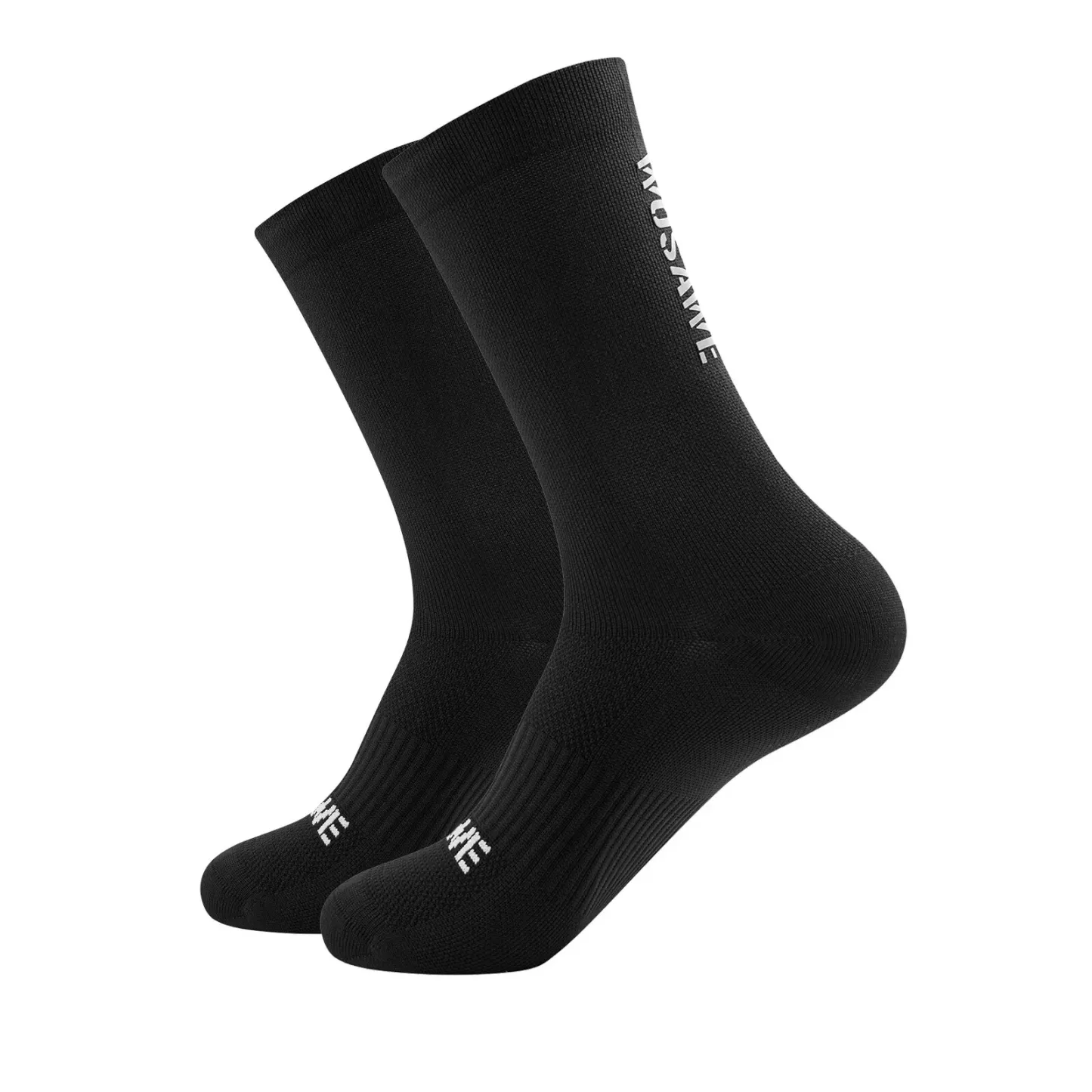Cycling Best Breathable Crew Bike Socks - Cushioned, Unisex 2-Pack
