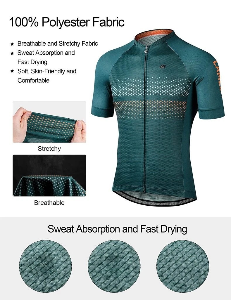 Cycling Best Men's Quick-Dry Cycling Jersey – Lightweight Bike Shirt