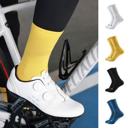 Cycling Best Breathable Crew Bike Socks - Cushioned, Unisex 2-Pack