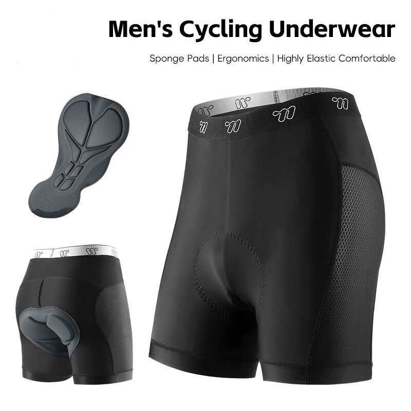 Cycling Best Men's 5D Padded MTB Shorts - Moisture-Wicking Bike Liners