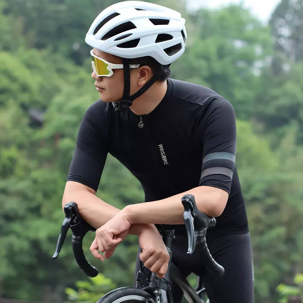 Cycling Best Men's Quick-Dry Cycling Jersey & Padded Shorts Set