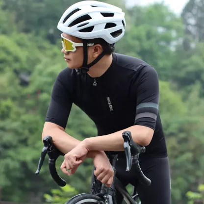 Cycling Best Men's Quick-Dry Cycling Jersey & Padded Shorts Set