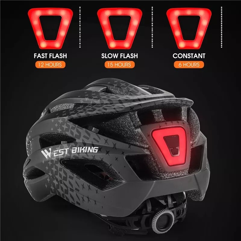 Cycling Best Magnetic Goggles Bike Helmet with LED Light Cycling Gear