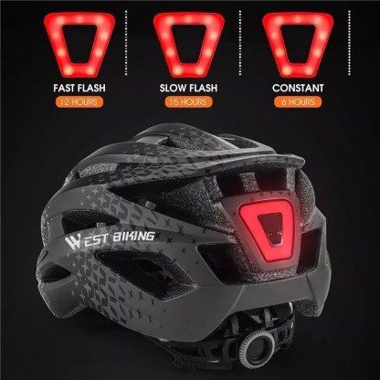 Cycling Best Magnetic Goggles Bike Helmet with LED Light Cycling Gear